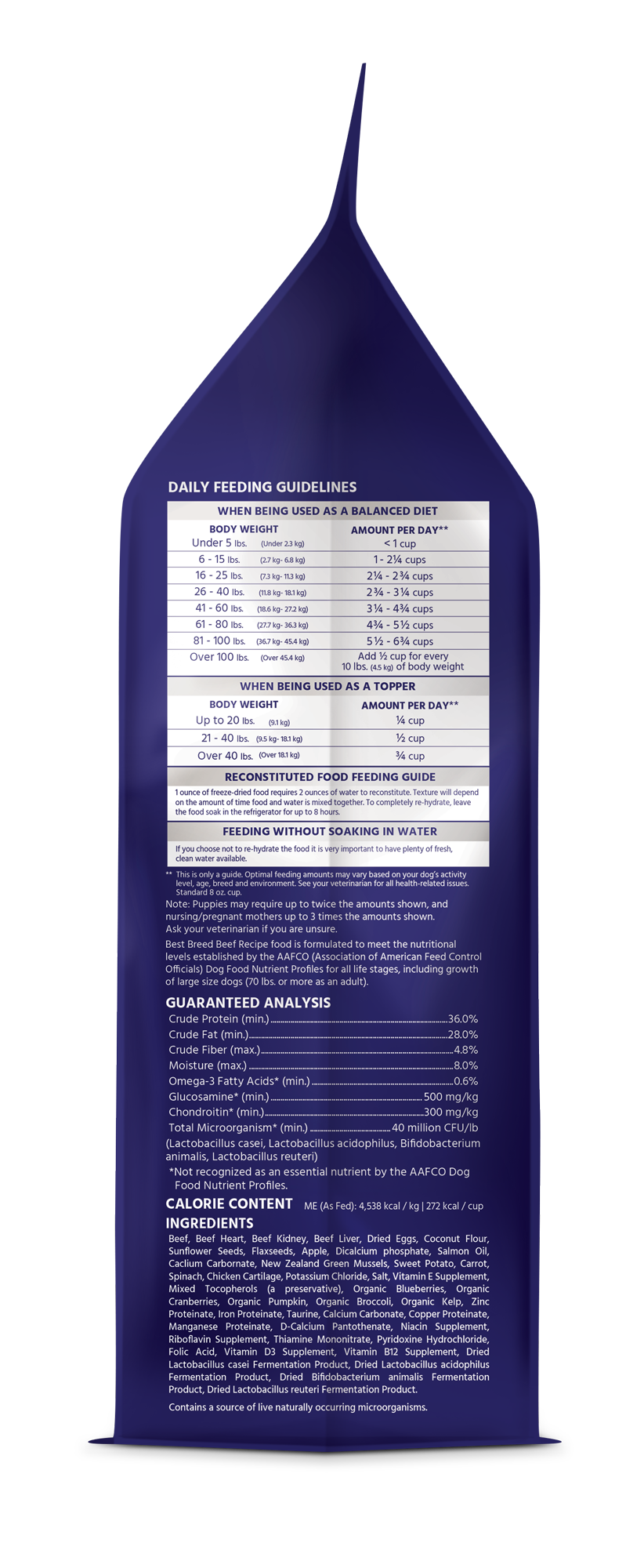 Best Breed Freeze-dried Beef Recipe