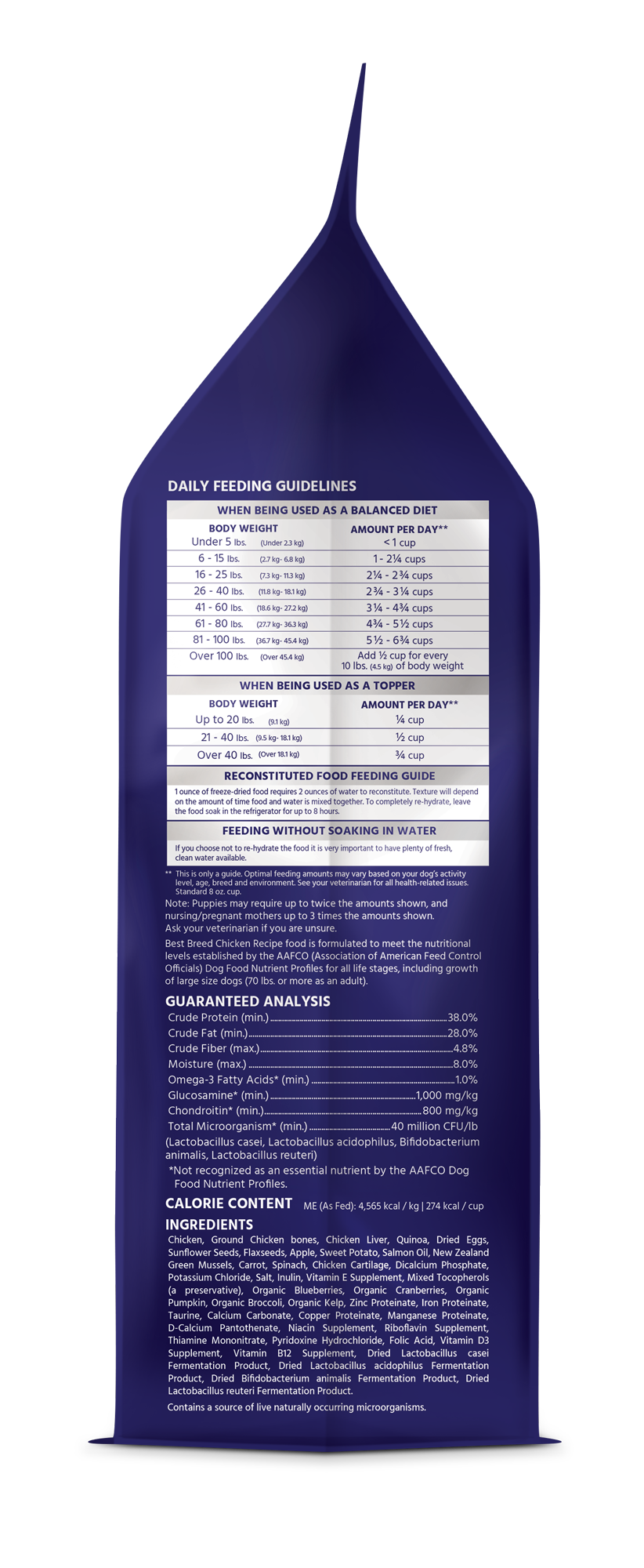 Best Breed Freeze-dried Chicken Recipe