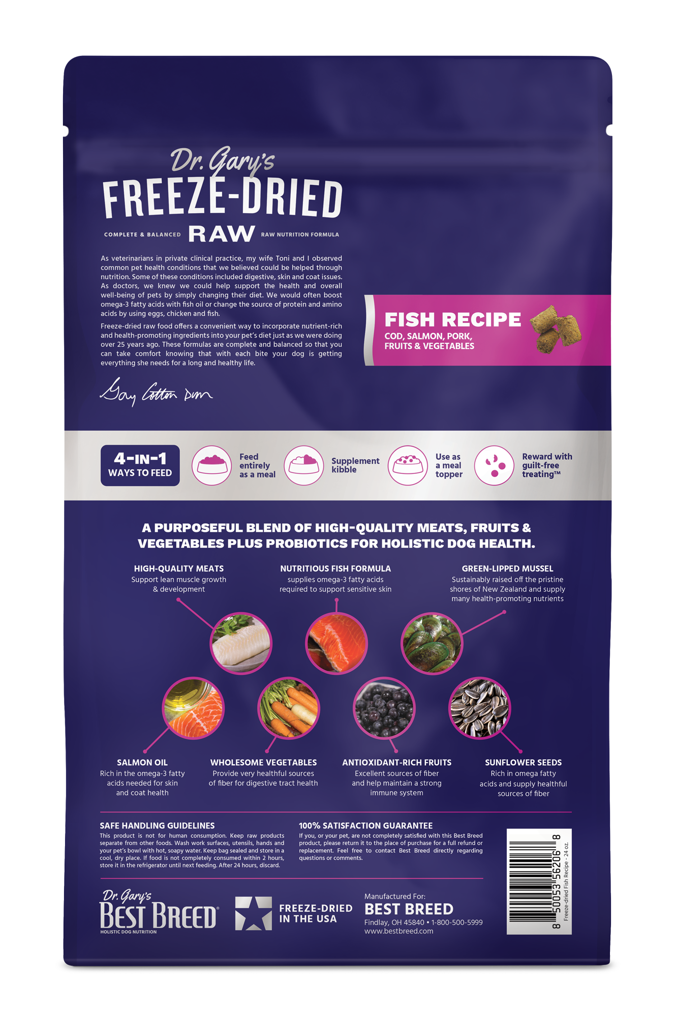 Best Breed Freeze-dried Fish Recipe