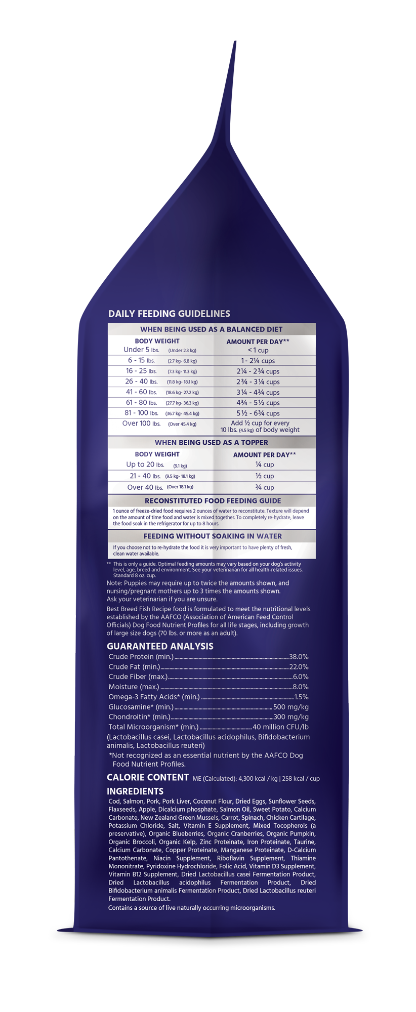 Best Breed Freeze-dried Fish Recipe