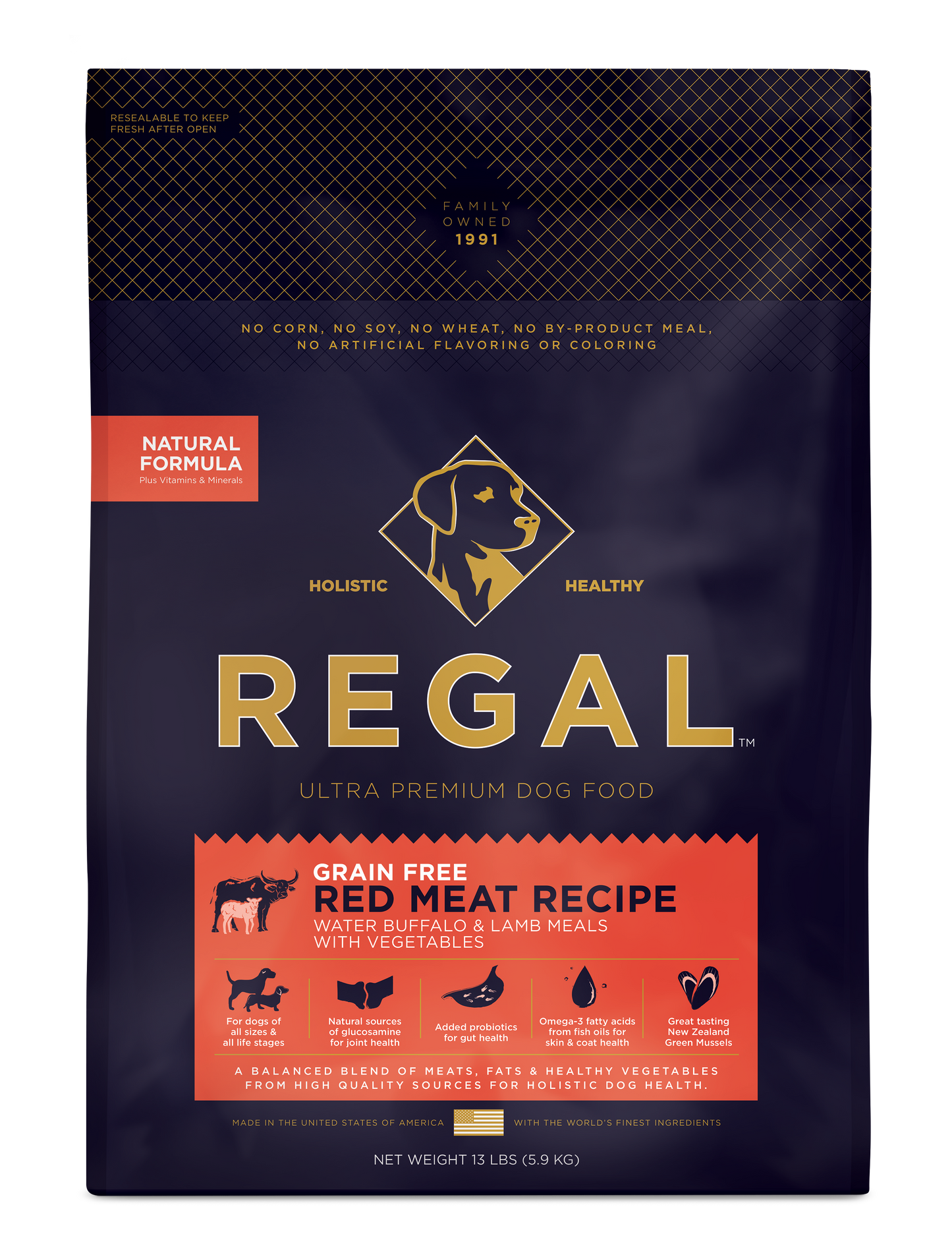 Regal Grain Free Red Meat (Buffalo) Recipe