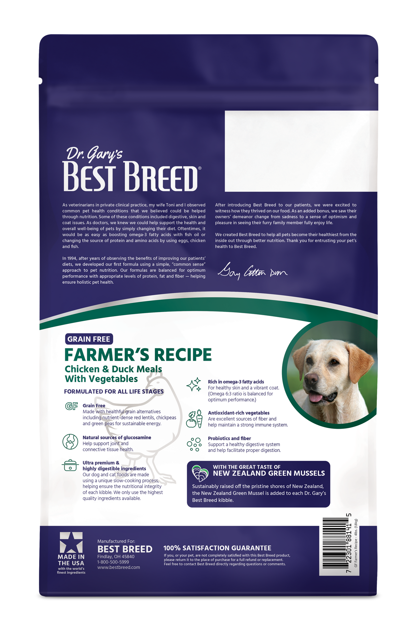Best Breed Grain Free Farmer's (Chicken) Recipe