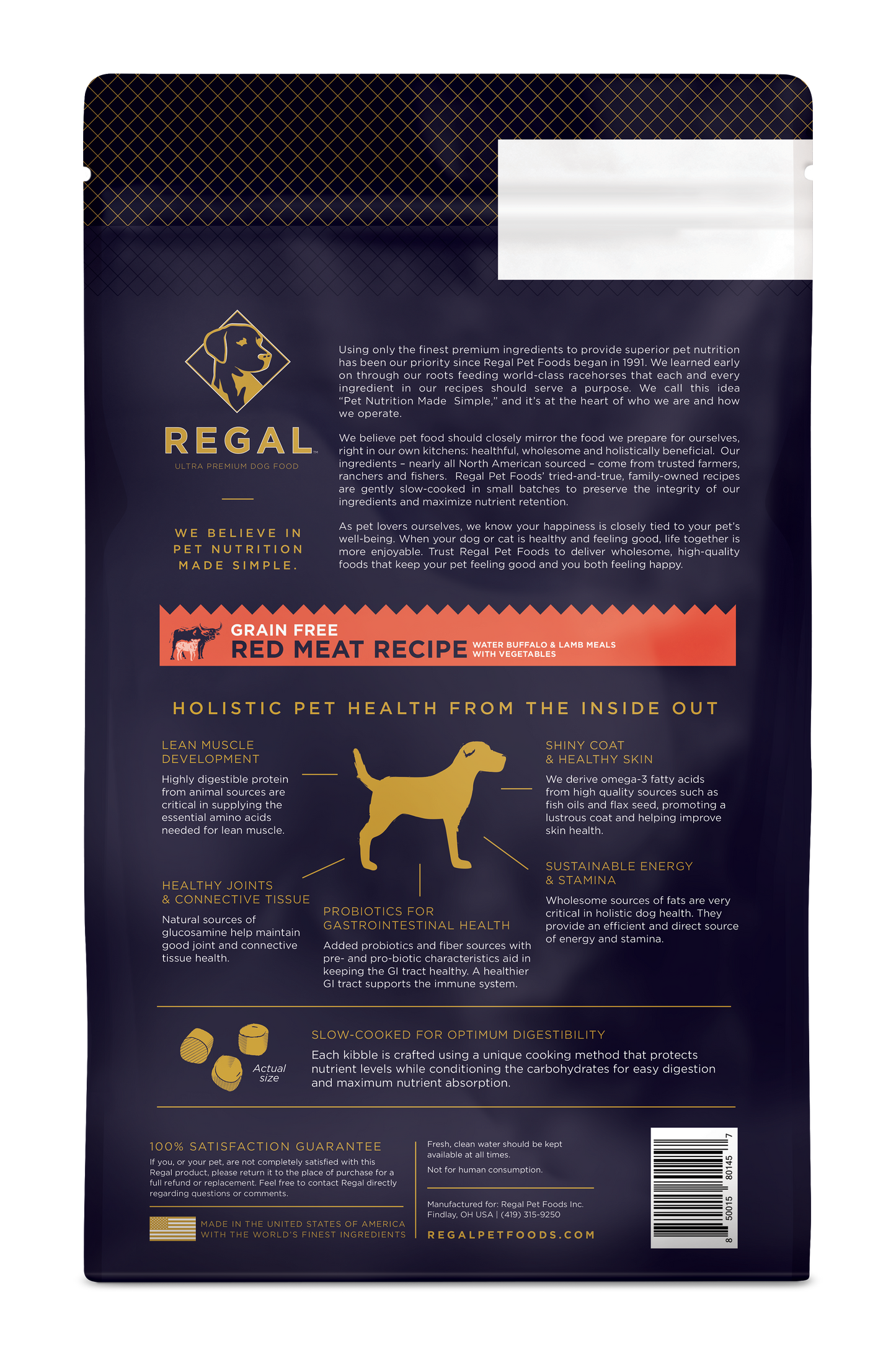 Regal Grain Free Red Meat (Buffalo) Recipe