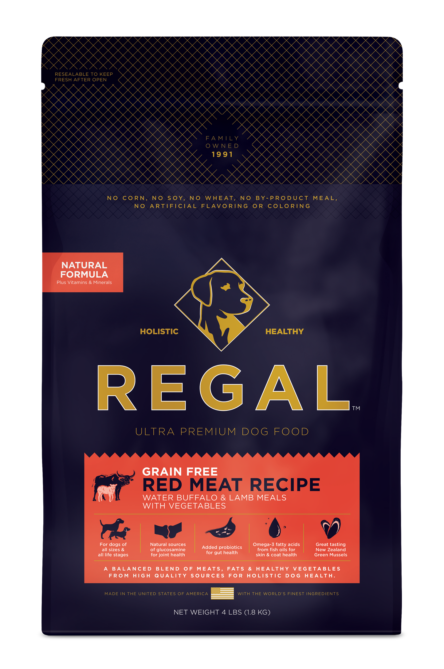 Regal Grain Free Red Meat (Buffalo) Recipe