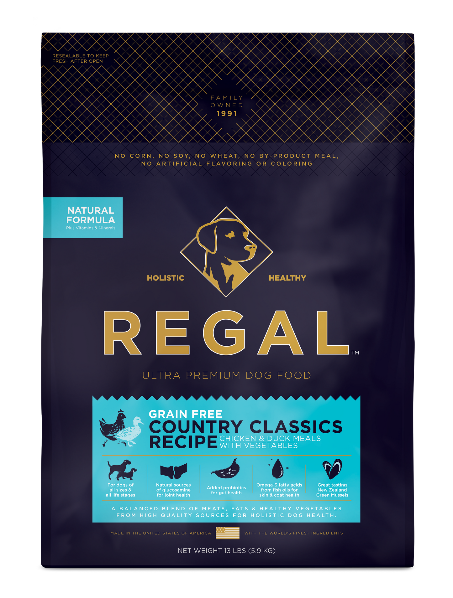 
                  
                    Regal Grain Free Country Classics (Chicken) Recipe
                  
                