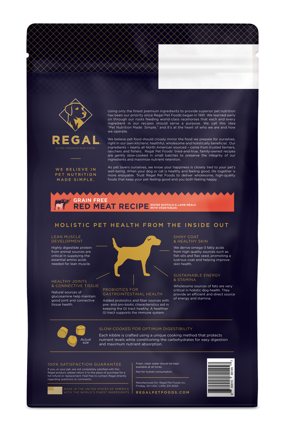 Regal Grain Free Red Meat Recipe Dry Dog Food